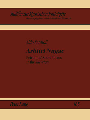 cover image of Arbitri Nugae